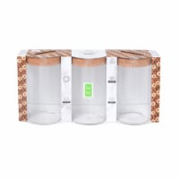 ALTA Round Glass Canisters with Cork Lids Perspective: Main