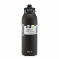 Ello® Pop & Fill 40oz Stainless Steel Water Bottle - Tonal Black Perspective: Main