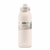 Ello® Pop & Fill 40oz Stainless Steel Water Bottle - Tonal Cream Perspective: Main