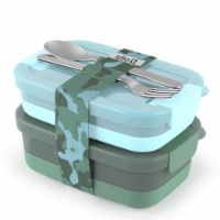 Ello® Plastic Lunch Stack Perspective: Main