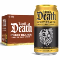 Liquid Death, Sweet Reaper Iced Tea, Southern Style Sweet Tea Perspective: Main