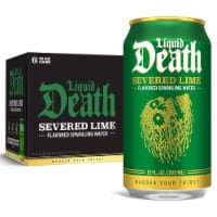 Liquid Death, Severed Lime, Lime-Flavored Sparkling Water Perspective: Main