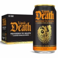 Liquid Death, Squeezed to Death, Orange-Flavored Sparkling Water Perspective: Main