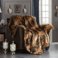 Piolo Throw Blanket Cozy Super Soft Ultra Plush Micromink Backing Decorative Two-Tone Design