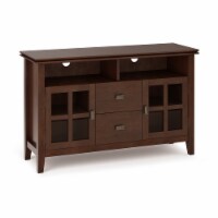 Artisan SOLID WOOD TV Media Stand in Russet Brown For TVs up to 55 inches