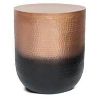 Simpli Home Nova Boho 19   Metal Metal Side Table in Copper Ombre