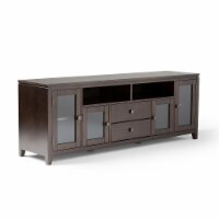 Simpli Home Cosmopolitan Solid Wood Extra Wide 72 TV Stand