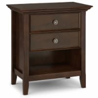 Amherst Bedside Table Russet Brown
