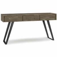 Lowry Console Table Distressed Grey