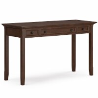 Amherst SOLID WOOD Desk in Russet Brown