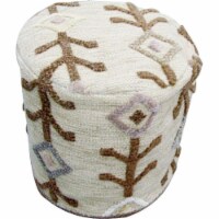 MAT The Basics POCKH7BEI201818 Khema7 Beige Pouf- 20 x 18 x 18 in.