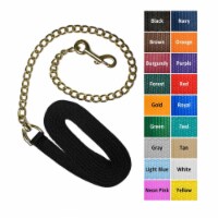 Jacks 398-BK Lead Shank with 30 in. Solid Brass Chain, Black