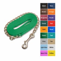 Jacks 873-BK Lead Shank with 30 in. Brass Plated Chain, Black