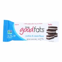 Love Good Fats Cookies & Cream Energy Bars Perspective: Main