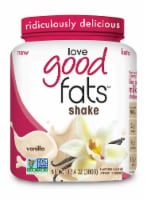 Love Good Fats Vanilla Flavored Shake Mix Perspective: Main