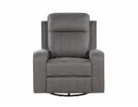 RoomSense Nova Swivel Recliner Tahoe Light Grey Perspective: Main