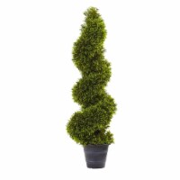 3-ft Grass Spiral Topiary w/Deco Planter