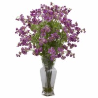 Dancing Daisy Silk Flower Arrangement Purple
