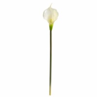 Nearly Natural 2006-S12-CR 28 in. Calla Lily Artificial Flower, Cream - Set of 12