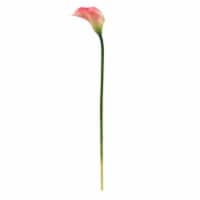 Nearly Natural 2113-S12-YL 19.5 in. Calla Lily Artificial Flower, Yellow - Set of 12
