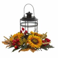 Nearly Natural 4279 Sunflower Berry Artificial Arrangement Candelabrum