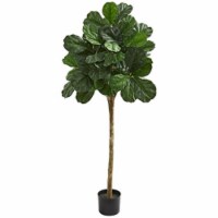 Nearly Natural 9110 5 in. Fiddle Leaf Fig Artificial Tree