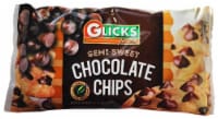 Glicks® Real Semi-Sweet Dark Chocolate Chips Perspective: Main