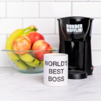 Uncanny Brands The Office Single Cup Coffee Maker with World's Best Boss Mug