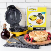 Uncanny Brands Minions Kevin Waffle Maker- Iconic Minion on Your Waffles - Waffle Iron