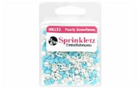 Buttons Galore Sprinkletz Embellishments 12g-Pearly Snowflakes