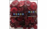 Buttons Galore Button Tote 3.5oz Classic Red