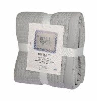 Denim Trading Post Zen Garden Quilt Set - 3 Piece - Gray
