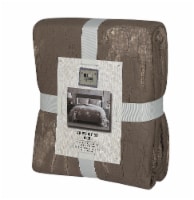 Denim Trading Post Needle & Pine Acid Wash Quilt Set - 3 Piece - Taupe Perspective: Main