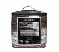Ellen Tracy Tracy Canyon Comforter Quilt Set - Brown