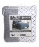 Jackson 3 Piece Reversable Comforter Set