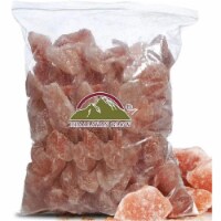 Himalayan Glow Pink Salt Chunks, Natural & Kosher, Himalayan Salt Crystal Rock Bag | 10 Lbs
