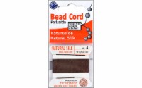 Beadalon Griffin 100% Silk Bead Cord Sz4 2M Brown