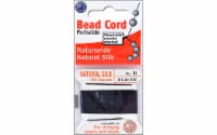 Beadalon Griffin 100% Silk Bead Cord Sz8 2M Black