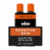 Edge Sensitive Skin Shave Gel Twin Pack