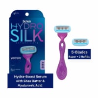 Schick Hydro Silk 5-Blade Razor + 2 Refills for Women Moisturizing with Shea Butter Perspective: Main