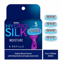 Schick Hydro Silk 5-Blade Razor Refills for Women Moisturizing with Shea Butter Perspective: Main