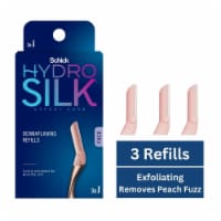 Schick Hydro Silk Dermaplaning Wand Refill Blades Exfoliates for Glowing Skin Perspective: Main