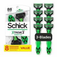 Schick Xtreme3 Disposable Razors for Men Sensitive Skin Protects Skin from Irritation Perspective: Main