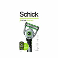 Schick Xtreme3 Pivot Ball 3-Blade Men's Disposable Razors Perspective: Main