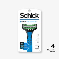 Schick Xtreme 3 DuoComfort 3-Blade Men's Disposable Razors Perspective: Main