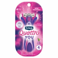Schick Quattro You Disposable Razors Perspective: Main
