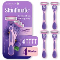 Skintimate Exotic Violet Blooms Disposable Razors