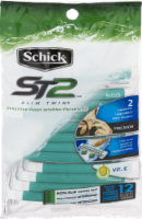 Schick Slim Twin 2 Sensitive Disposable Razors Perspective: Main