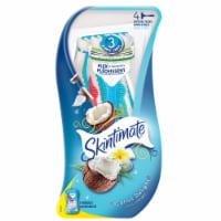 Skintimate Coconut Delight 3-Blade Women's Disposable Razors Perspective: Main