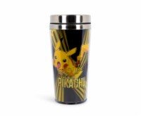 Pokemon Lenticular Pikachu 16oz Travel Coffee Mug Tumbler w/ Non-Spill Metal Lid
